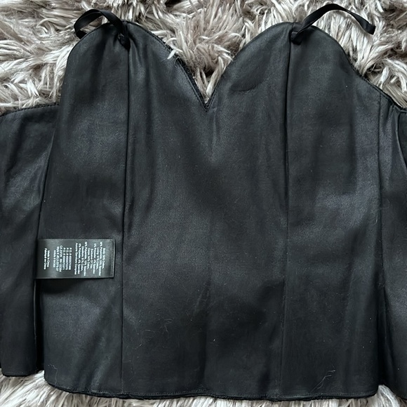 NWOT ARITZIA - TALULA  BUSTIER/ CORSET BLACK - Picture 4 of 6